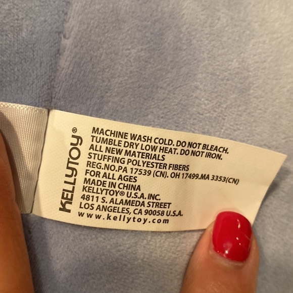 Original Squishmallows Sebastian The Periwinkle Bunny Rabbit 16 Inches - Picture 7 of 8